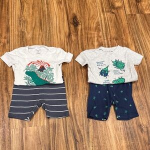 Carters 18 Months Short Sleeve and Shorts PJ Bundle (Set of 2)